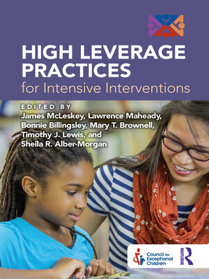 cover image of High Leverage Practices for Intensive Interventions